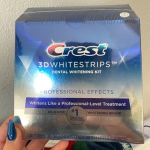 UNOPENED CREST 3D WHITENING STRIPS